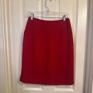 Vintage Woven Red Women's Skirt